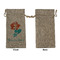 Mermaids Large Burlap Gift Bags - Front Approval