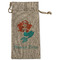 Mermaids Large Burlap Gift Bag - Front (Personalized)