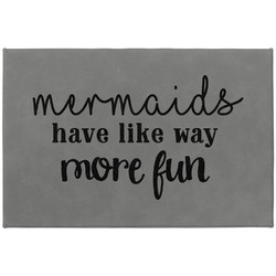 Mermaids Large Gift Box w/ Engraved Leather Lid