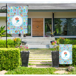 Mermaids Large Garden Flag - Double Sided (Personalized)
