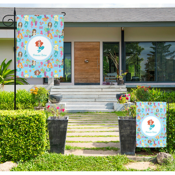 Mermaids Large Garden Flag - LIFESTYLE