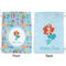 Mermaids Large Laundry Bag - Front & Back View