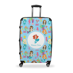 Mermaids Suitcase - 28" Large - Checked w/ Name or Text