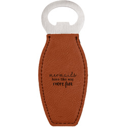 Mermaids Leatherette Bottle Opener - Double Sided