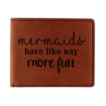 Mermaids Leatherette Bifold Wallet