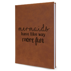 Mermaids Leather Sketchbook (Personalized)