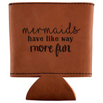 Mermaids Leatherette Can Sleeve