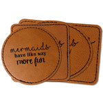 Mermaids Faux Leather Iron On Patch