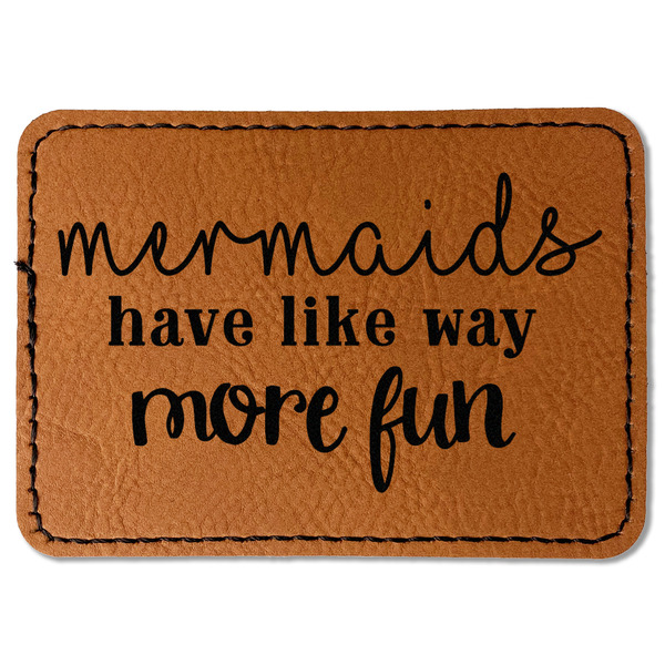 Mermaids Leatherette Patches - Rectangle