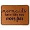 Mermaids Leatherette Patches - Rectangle