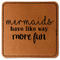Mermaids Leatherette Patches - Square