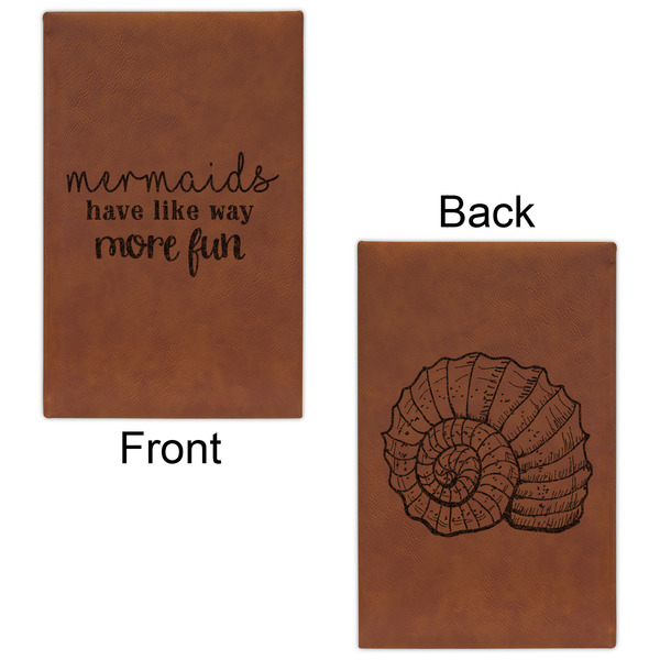 Mermaids Leatherette Sketchbooks - Small - Double Sided - Front & Back View