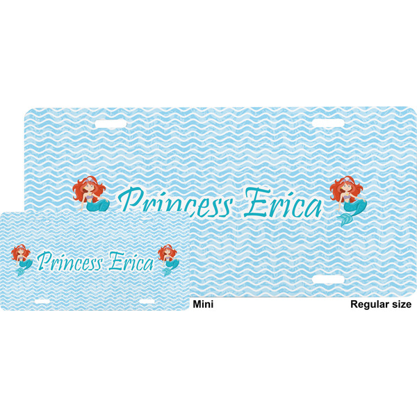 Mermaids License Plate (Sizes)