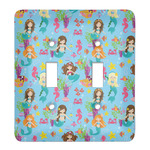 Mermaids Light Switch Cover (2 Toggle Plate)
