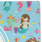 Mermaids Linen Placemat - DETAIL