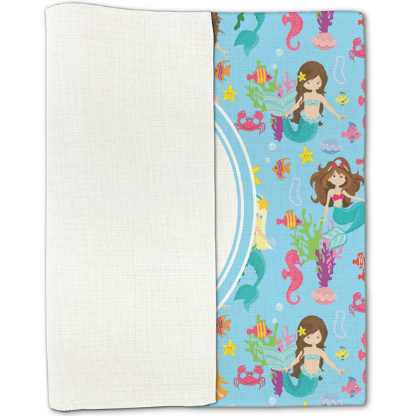 Mermaids Linen Placemat - Folded Half