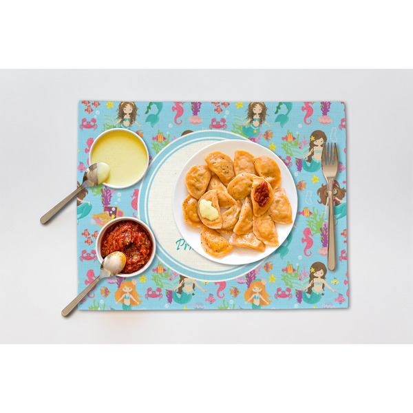 Mermaids Linen Placemat - Lifestyle (single)