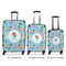 Mermaids Luggage Bags all sizes - With Handle