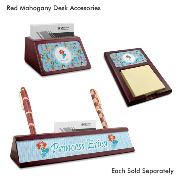 Mermaids Mahogany Desk Accessories