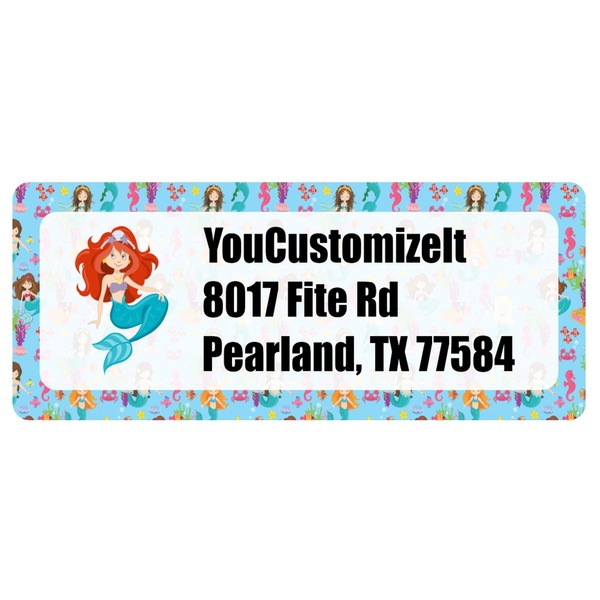 Custom Mermaids Return Address Labels (Personalized)