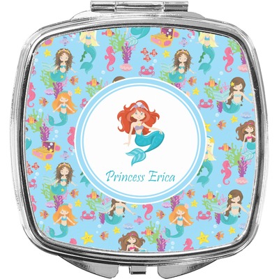 Mermaids Compact Makeup Mirror (Personalized)