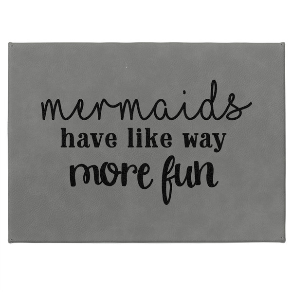 Mermaids Medium Gift Box with Engraved Leather Lid - Approval