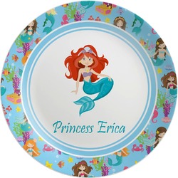 Mermaids Melamine Plate (Personalized)