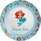 Mermaids Melamine Plate (Personalized)