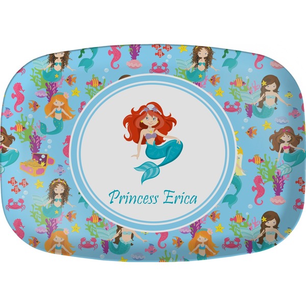 Custom Mermaids Melamine Platter (Personalized)