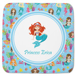 Mermaids Memory Foam Bath Mat - 48"x48" (Personalized)