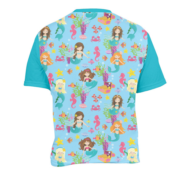 Mermaids Men's Crew Neck T Shirt Medium - Back