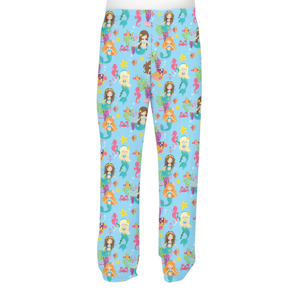 Mermaids Men's Pjs Back - on model