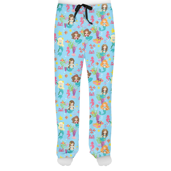 Mermaids Men's Pjs Front - on model