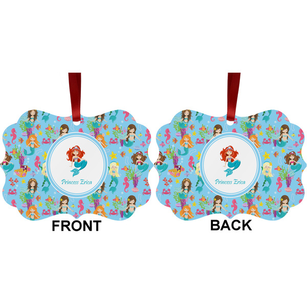 Mermaids Metal Benilux Ornament - Front and Back (APPROVAL)