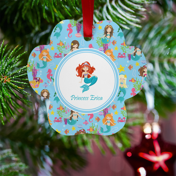 Mermaids Metal Paw Ornament - Lifestyle