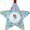 Mermaids Metal Star Ornament - Double Sided w/ Name or Text