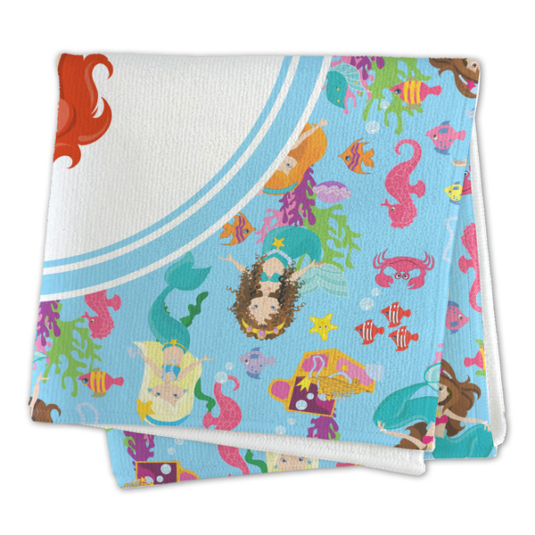 Mermaids Microfiber Dish Rag - FOLDED (square)