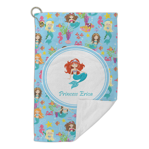 Mermaids Microfiber Golf Towels Small - FRONT FOLDED