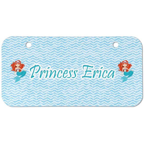 Custom Mermaids Mini/Bicycle License Plate (2 Holes) (Personalized)