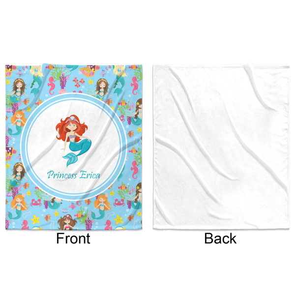 Mermaids Minky Blanket - 50"x60" - Single Sided - Front & Back