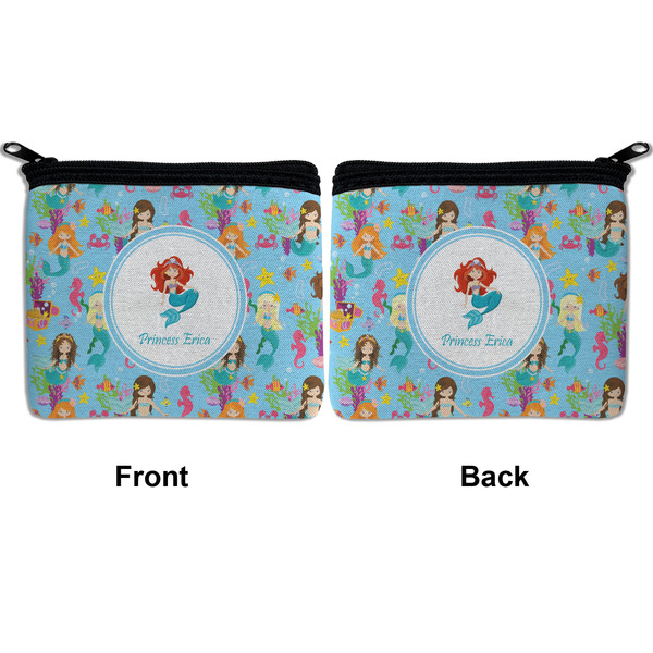 Mermaids Neoprene Coin Purse - Front & Back (APPROVAL)