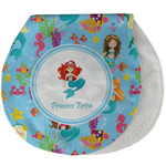 Mermaids Burp Pad - Velour w/ Name or Text