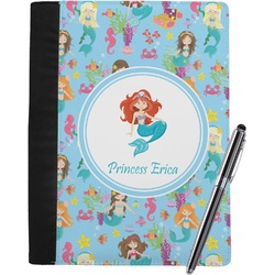 Mermaids Notebook Padfolio - Large w/ Name or Text