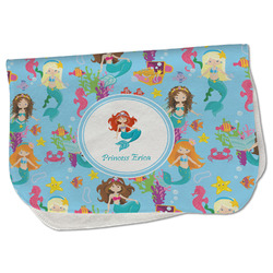 Mermaids Burp Cloth - Fleece w/ Name or Text