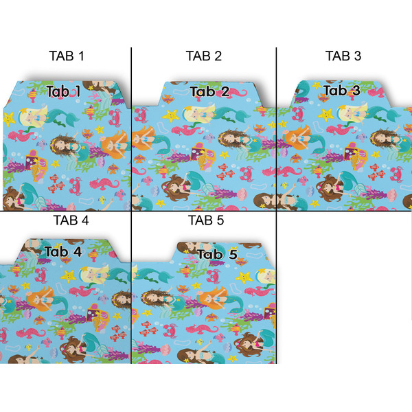 Mermaids Page Dividers - Set of 5 - Approval