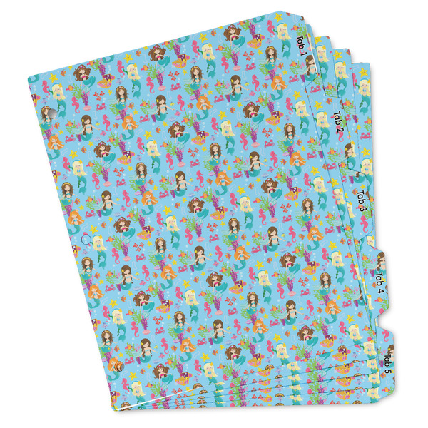 Custom Mermaids Binder Tab Divider - Set of 5 (Personalized)