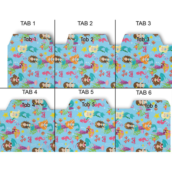 Mermaids Page Dividers - Set of 6 - Approval