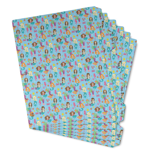 Custom Mermaids Binder Tab Divider - Set of 6 (Personalized)