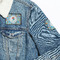 Mermaids Patches Lifestyle Jean Jacket Detail