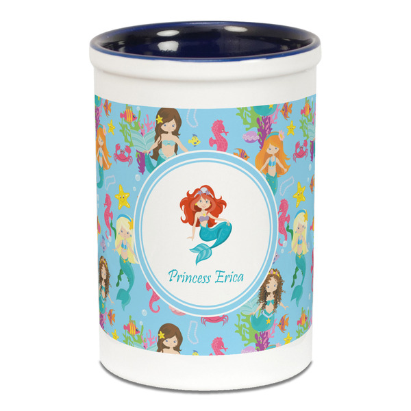 Mermaids Pencil Holder - Blue